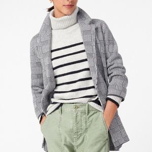 NWT J.Crew Sophie Sweater Blazer in Glen Plaid